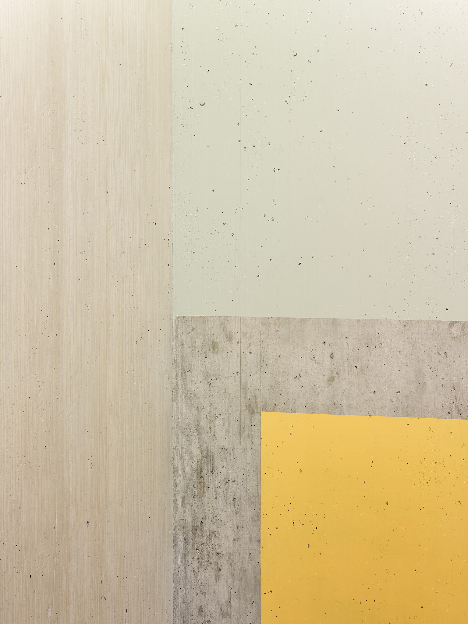 Meletta Strebel Architekten, Schulhaus Rotweg, Wädenswil: Wandbemalung Jean Pfaff